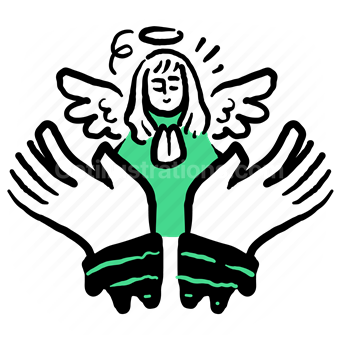 christmas, holiday, occasion, angel, hand, gesture, prayer